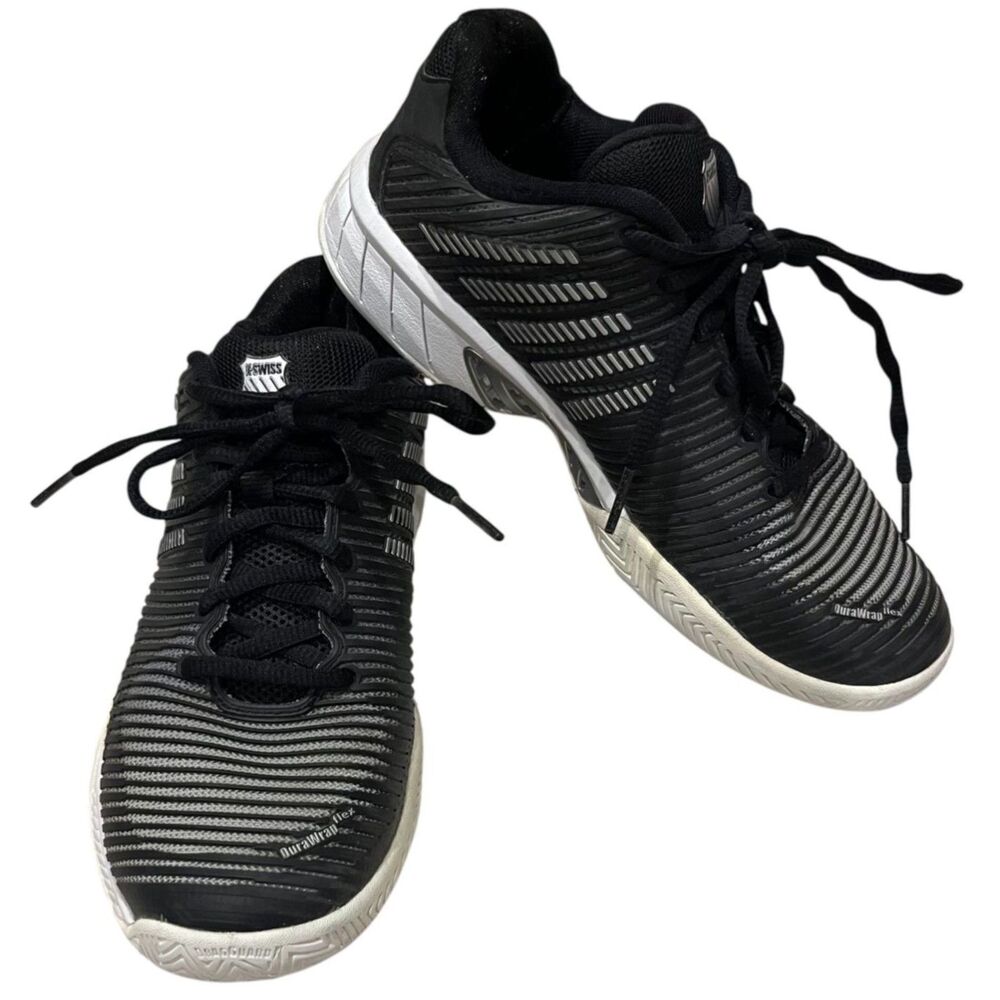 K-Swiss Women's Hypercourt Express 2 Surgelite Tennis Shoe BLACK Sz 7.5